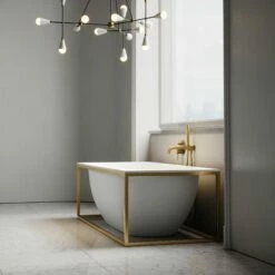 Signature Freestanding Stone Bath 1700mm -LUSSOSTONE Shop signature freestanding stone bath 1700mm p2873 22043 zoom