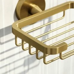 Small Shower Basket Brushed Gold -LUSSOSTONE Shop small shower basket brushed gold p5995 38694 zoom