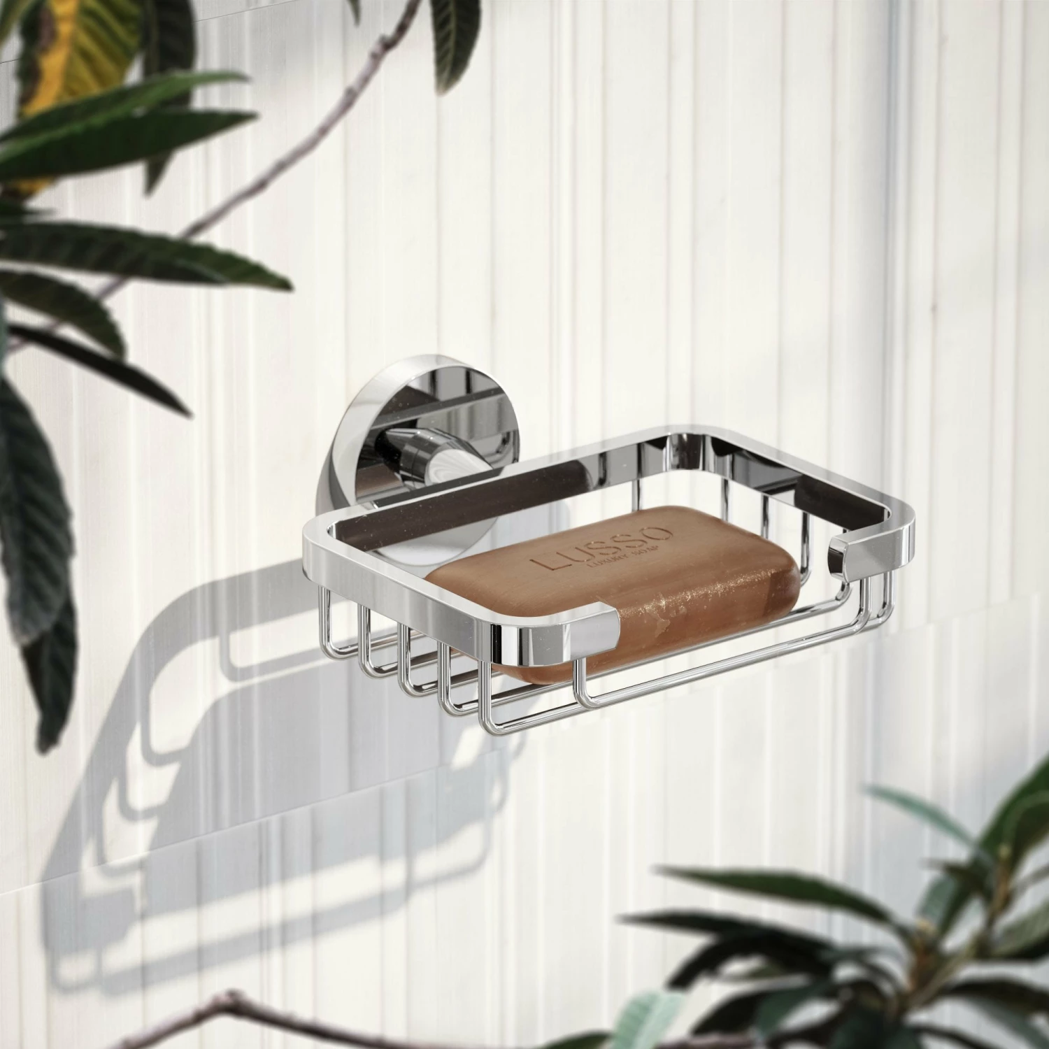 Small Shower Basket Chrome 4 Small Shower Basket Chrome - Image 2