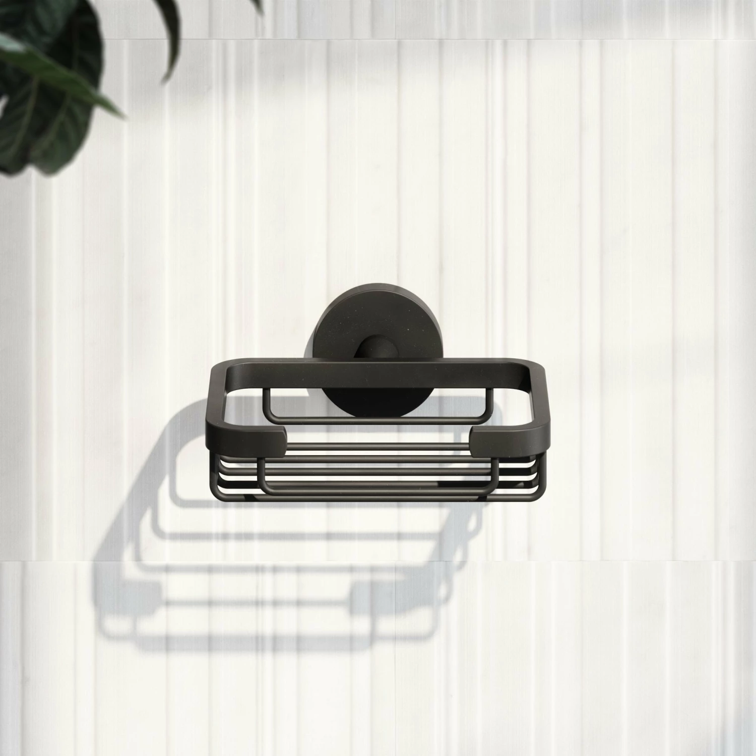 Small Shower Basket Matte Black 3 Small Shower Basket Matte Black