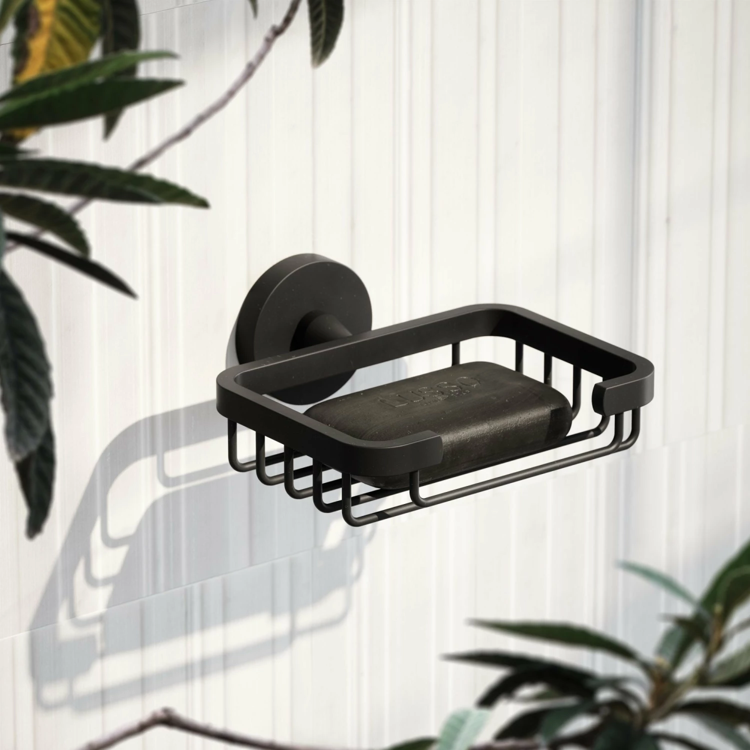 Small Shower Basket Matte Black 4 Small Shower Basket Matte Black - Image 2