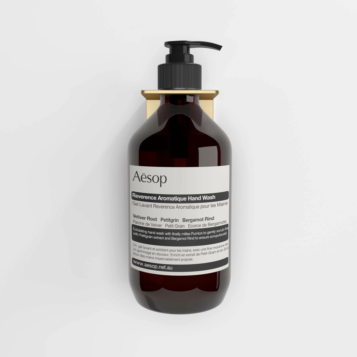 Soap Dispenser Wall Bracket Brushed Gold 4 Soap Dispenser Wall Bracket Brushed Gold - Image 2