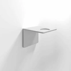 Soap Dispenser Wall Bracket Matte White -LUSSOSTONE Shop soap dispenser wall bracket matte white p3149 16490 zoom