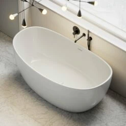 Soho Freestanding Stone Bath 1630mm -LUSSOSTONE Shop soho freestanding stone bath 1630mm p28 17286 zoom