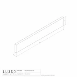 Stone Resin Upstand Splashback Matte 500mm -LUSSOSTONE Shop stone resin upstand splashback matte 500mm p644 25988 image