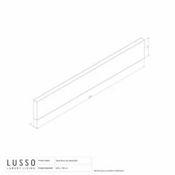 Stone Resin Upstand Splashback Matte 620mm -LUSSOSTONE Shop stone resin upstand splashback matte 620mm p646 25992 image