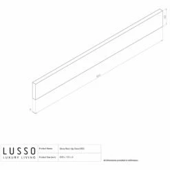 Stone Resin Upstand Splashback Matte 800mm 7 Stone Resin Upstand Splashback Matte 800mm -LUSSOSTONE Shop stone resin upstand splashback matte 800mm p648 25996 image