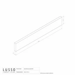 Stone Resin Upstand Splashback Polished 400mm -LUSSOSTONE Shop stone resin upstand splashback polished 400mm p2574 25987 image