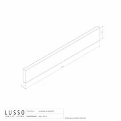 Stone Resin Upstand Splashback Polished 600mm -LUSSOSTONE Shop stone resin upstand splashback polished 600mm p2575 25991 image