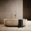 Travertine Designo Freestanding Bath 1700mm -LUSSOSTONE Shop travertine designo freestanding bath 1700mm p7401 46141 zoom
