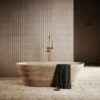 Travertine Muse Freestanding Bath 1700mm