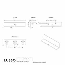 Triple Soap Dispenser Wall Bracket Chrome -LUSSOSTONE Shop triple soap dispenser wall bracket chrome p4011 44296 zoom