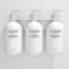 Triple Soap Dispenser Wall Bracket Matte White -LUSSOSTONE Shop triple soap dispenser wall bracket matte white p4005 21894 zoom