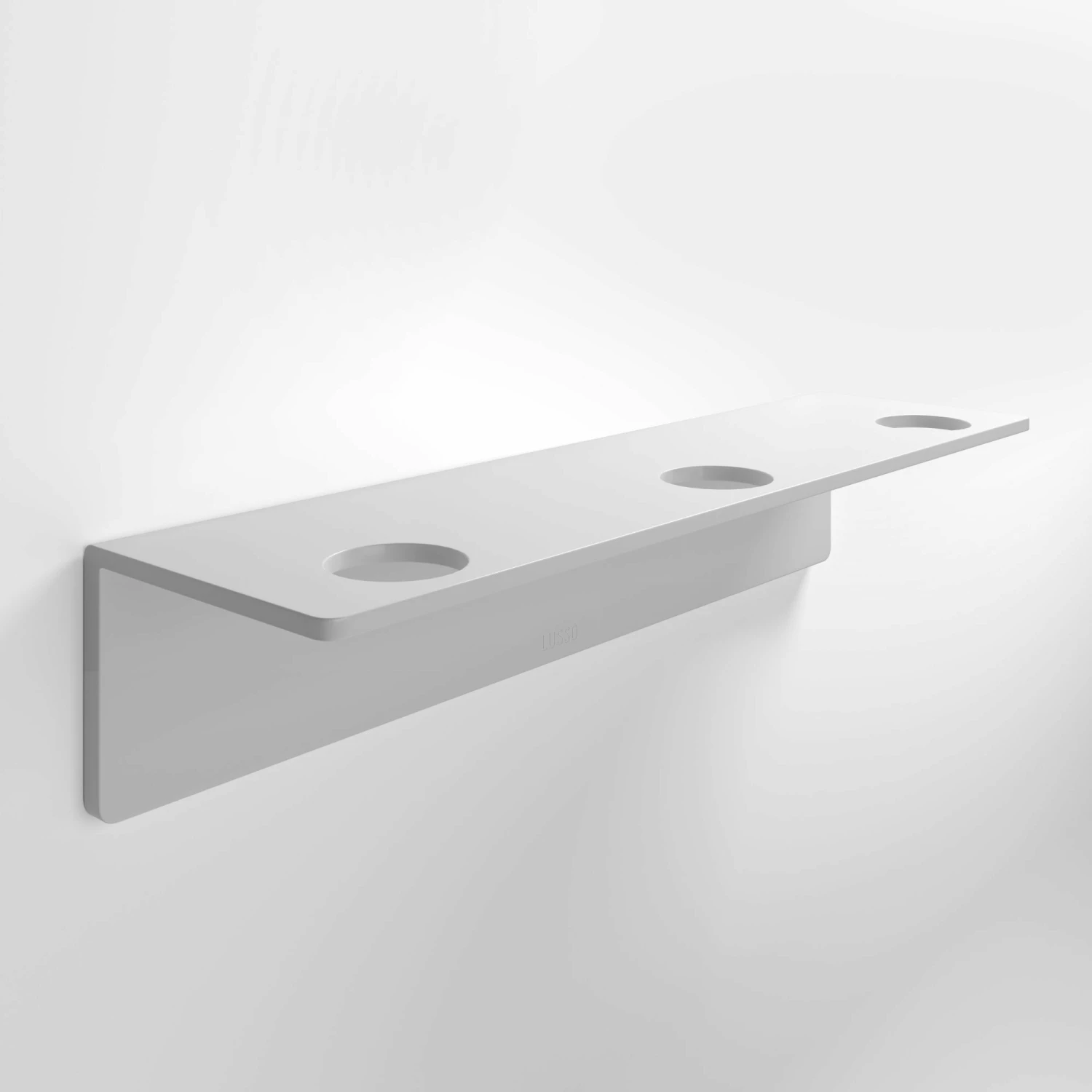 Triple Soap Dispenser Wall Bracket Matte White 4 Triple Soap Dispenser Wall Bracket Matte White - Image 2