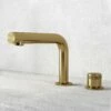 Urban Brushed Gold Deck Mounted Bath Mixer Tap -LUSSOSTONE Shop urban brushed gold deck mounted bath mixer tap p6145 37291 zoom