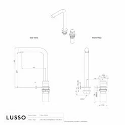 Urban Gunmetal Tall Deck Mounted Basin Mixer Tap -LUSSOSTONE Shop urban gunmetal tall deck mounted basin mixer tap p1608 35741 zoom