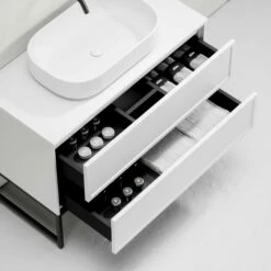 Vanita Freestanding Bathroom Vanity Matte White 1000mm -LUSSOSTONE Shop vanita freestanding bathroom vanity matte white 1000mm p2318 13093 zoom