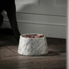 Vasoni Carrara Marble Dog Bowl -LUSSOSTONE Shop vasoni carrara marble dog bowl p5306 34588 zoom