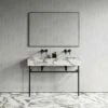 Vernante Vanity Unit With Arabescato Marble Basin 1200mm -LUSSOSTONE Shop vernante vanity unit with arabescato marble basin 1200mm p5038 27677 image