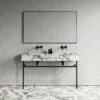 Vernante Vanity Unit With Arabescato Marble Basin 1400mm -LUSSOSTONE Shop vernante vanity unit with arabescato marble basin 1400mm p5041 27689 image