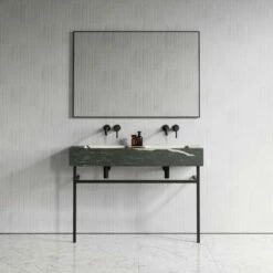 Vernante Vanity Unit With Panda Marble Basin 1200mm