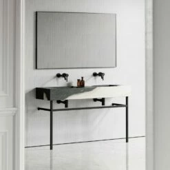 Vernante Vanity Unit With Panda Marble Basin 1400mm 11 Vernante Vanity Unit With Panda Marble Basin 1400mm -LUSSOSTONE Shop vernante vanity unit with panda marble basin 1400mm p4247 23110 image