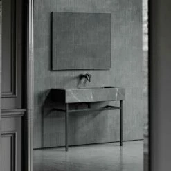 Vernante Vanity Unit With Pietra Grey Marble Basin 1000mm -LUSSOSTONE Shop vernante vanity unit with pietra grey marble basin 1000mm p5036 27668 image