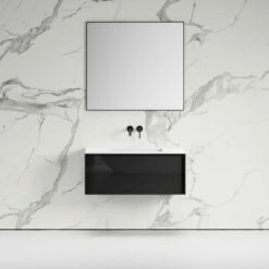Vita Vanity Unit With Stone Basin (Anthracite 1000mm)