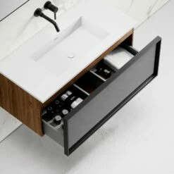 Vita Vanity Unit With Stone Basin (Anthracite 1000mm) 8 Vita Vanity Unit With Stone Basin (Anthracite 1000mm) -LUSSOSTONE Shop vita vanity unit with stone basin anthracite 1000mm p2310 16178 zoom