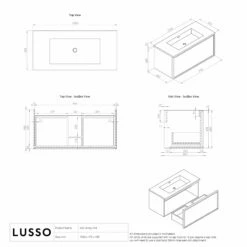 Vita Vanity Unit With Stone Basin (Anthracite 1000mm) 9 Vita Vanity Unit With Stone Basin (Anthracite 1000mm) -LUSSOSTONE Shop vita vanity unit with stone basin anthracite 1000mm p2310 35963 zoom