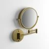 Vogue Wall Mount Cosmetic Mirror Brushed Gold -LUSSOSTONE Shop vogue wall mount cosmetic mirror brushed gold p2558 40039 zoom