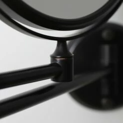 Vogue Wall Mount Cosmetic Mirror Brushed Matte Black -LUSSOSTONE Shop vogue wall mount cosmetic mirror brushed matte black p1269 8369 zoom