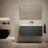Volini Vanity Unit With Stone Basin (Matte Anthracite 1200mm) -LUSSOSTONE Shop volini vanity unit with stone basin matte anthracite 1200mm p1890 39801 zoom