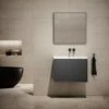 Volini Vanity Unit With Stone Basin (Matte Anthracite 800mm) -LUSSOSTONE Shop volini vanity unit with stone basin matte anthracite 800mm p1885 40022 zoom