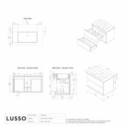 Volini Vanity Unit With Stone Basin (Polished Cappuccino 800mm) 13 Volini Vanity Unit With Stone Basin (Polished Cappuccino 800mm) -LUSSOSTONE Shop volini vanity unit with stone basin polished cappuccino 800mm p3482 35971 zoom