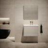 Volini Vanity Unit With Stone Basin (Polished Cappuccino 800mm)