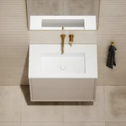 Volini Vanity Unit With Stone Basin (Polished Cappuccino 800mm) 11 Volini Vanity Unit With Stone Basin (Polished Cappuccino 800mm) -LUSSOSTONE Shop volini vanity unit with stone basin polished cappuccino 800mm p3482 40037 zoom
