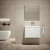 Volini Vanity Unit With Stone Basin (Polished White 800mm) -LUSSOSTONE Shop volini vanity unit with stone basin polished white 800mm p1884 40017 zoom