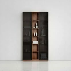 Zotto 3-Piece American Walnut Bathroom Storage Cabinet With LED -LUSSOSTONE Shop zotto 3 piece american walnut bathroom storage cabinet with led p2293 17103 zoom