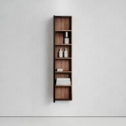 Zotto American Walnut Bathroom Storage Cabinet 1600mm -LUSSOSTONE Shop zotto american walnut bathroom storage cabinet 1600mm p2297 45382 zoom