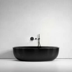 Zurra Lucid Black Freestanding Stone Bath 1700mm 8 Zurra Lucid Black Freestanding Stone Bath 1700mm -LUSSOSTONE Shop zurra lucid black freestanding stone bath 1700mm p2748 30120 zoom